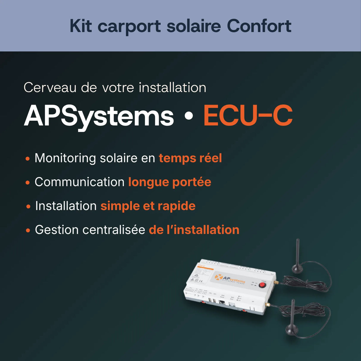 Suivi de consommation APSystems ECU-C