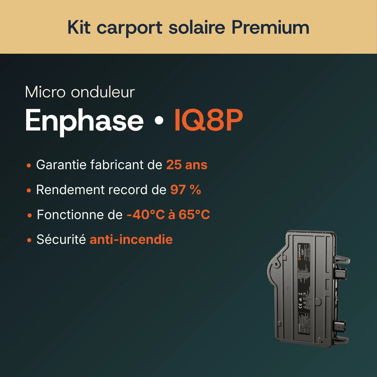Micro-onduleurs Enphase IQ8