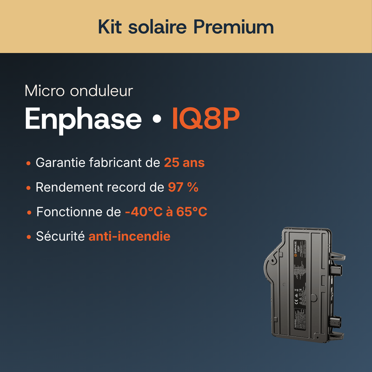Micro-onduleur Enphase IQ8P