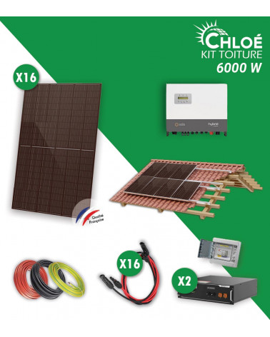Kit solaire autoconsommation triphasé 6000W - CHLOÉ