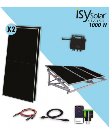 Kit panneau solaire au sol 1000W plug and play - ISYSOLAR