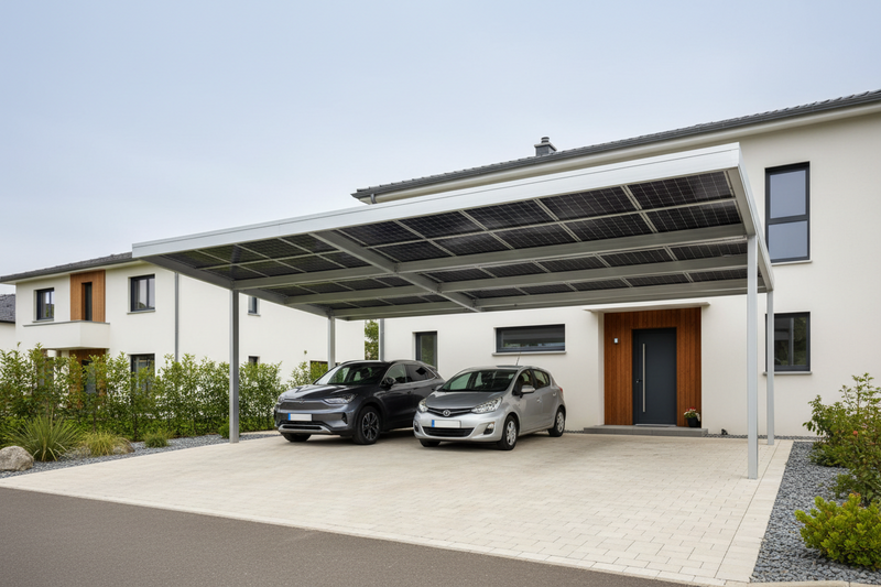 Carport solaire en 2026 : prix, autoconsommation et rentabilité