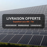 Gros plan sur les panneaux solaires du kit 3 kWc