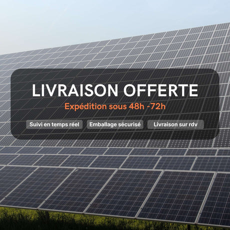 Gros plan sur les panneaux solaires du kit 4 kWc