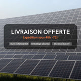 Gros plan sur les panneaux solaires du kit 3 kWc