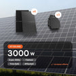 Kit solaire 3 kWc APSystems triphasé avec panneaux et micro-onduleurs
