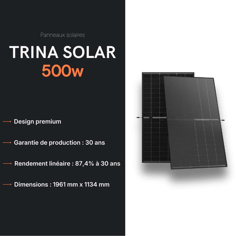 Fiche technique panneau solaire Trina Solar 500 W
