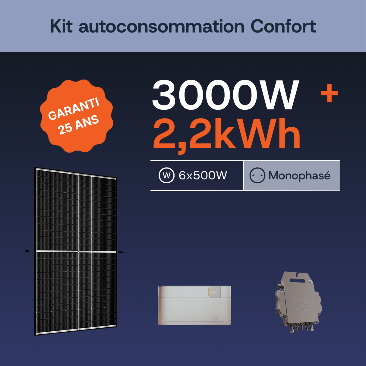Confort 3000W/2,2 Mono