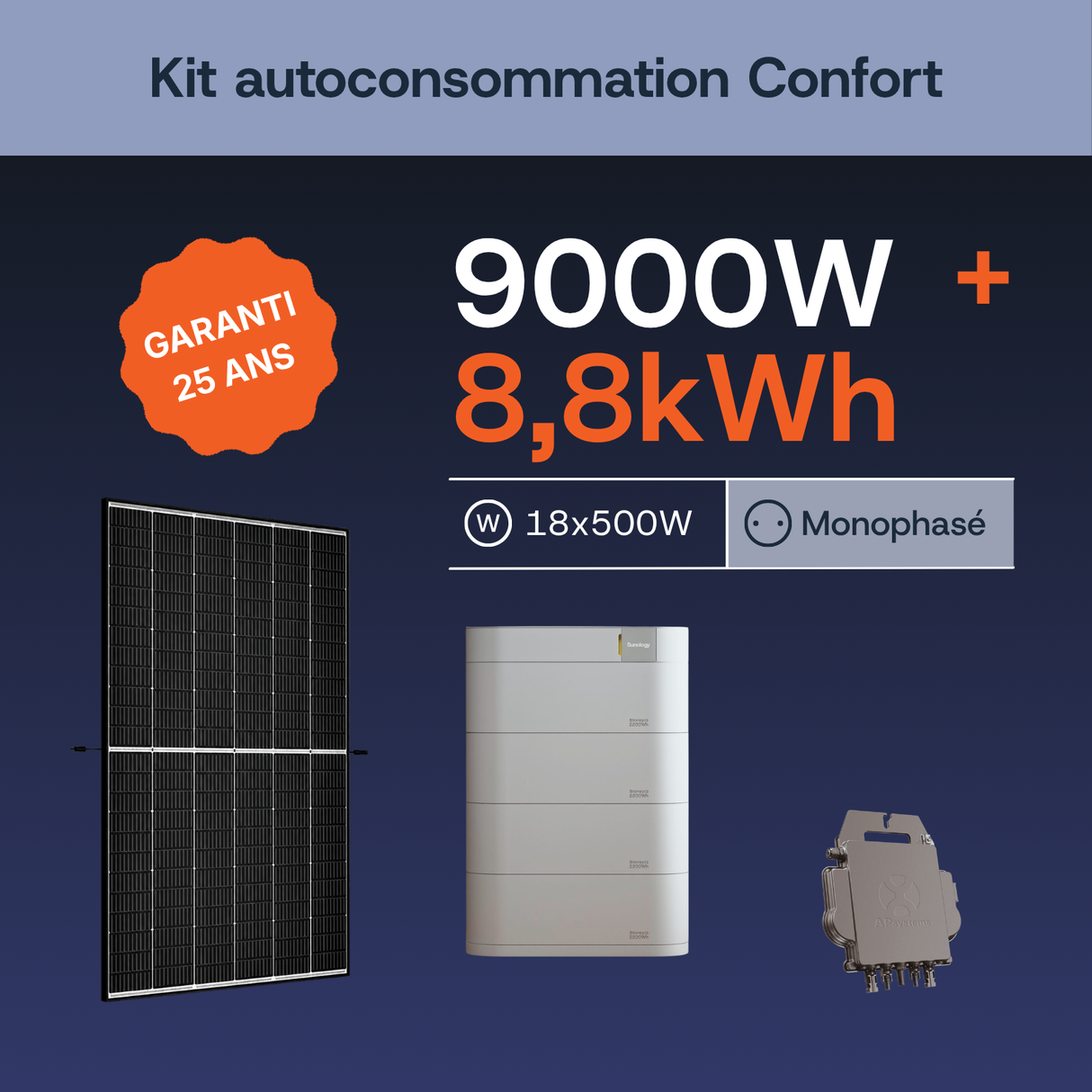 Confort 9000W/8,8 Mono