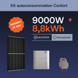 Kit autoconsommation Confort APSystems 9000W + 8,8 kWh monophasé