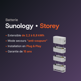 Spécifications batterie Sunology