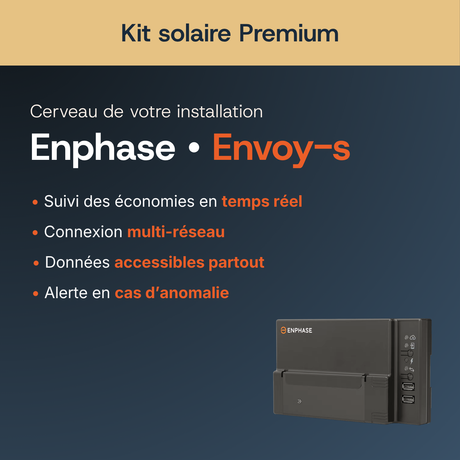 Cerveau de l'installation Enphase Envoy-s