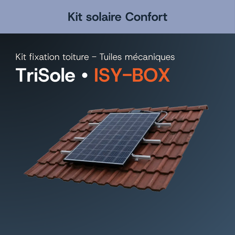 Fixation toiture — Tuile mécanique — Kit solaire Confort