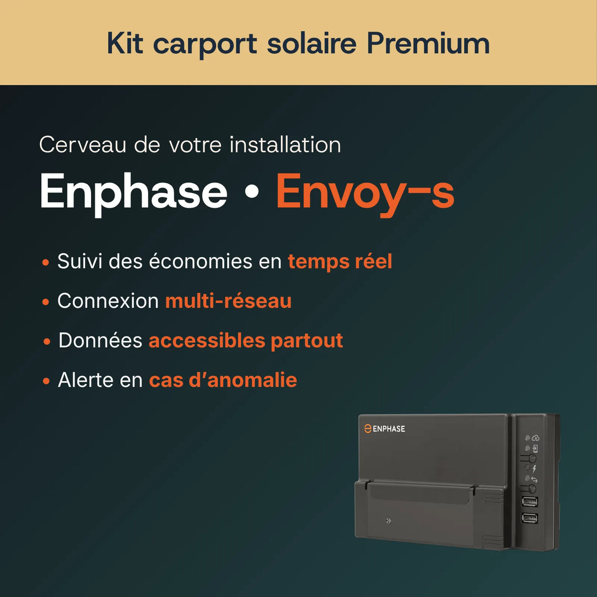 Suivi de consommation Enphase Envoy-S