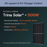 Panneaux solaires Trina Solar 500 Wc bifaciaux ou équivalent