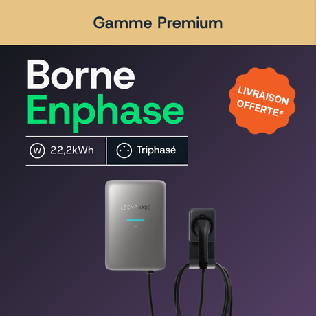 Borne Enphase EV Charger 22 kW Triphasé
