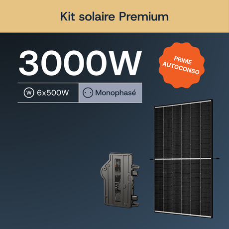 Kit Solaire Premium 3 kWc Enphase Monophasé