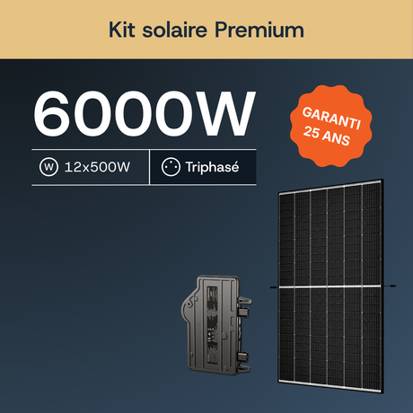 Kit solaire 6 kWc Enphase triphasé