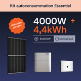 Kit autoconsommation Essentiel Livoltek 4000W + 4,4 kWh monophasé