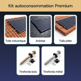 Systèmes de fixation disponibles pour le kit Premium