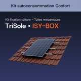 Fixation toiture — Tuile mécanique — Kit autoconsommation Confort