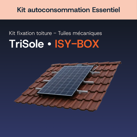 Fixation toiture — Tuile mécanique — Kit autoconsommation Essentiel