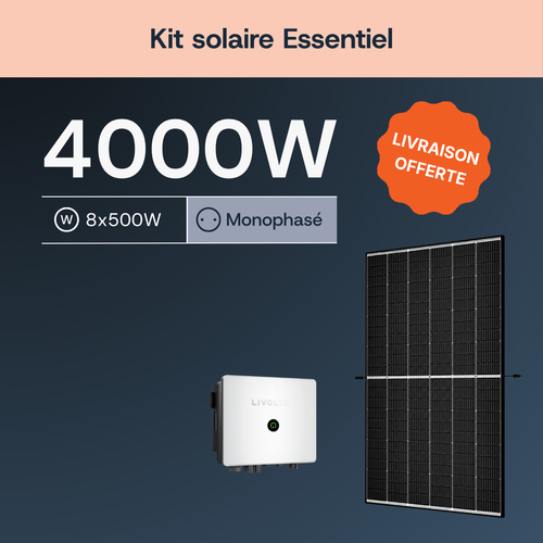 Kit solaire 4 kWc LIVOLTEK monophasé