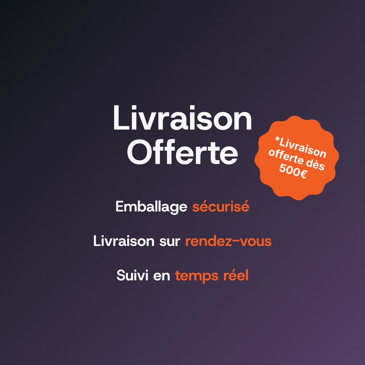 Livraison offerte