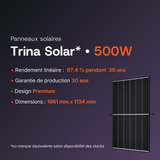 Spécifications panneau Trina Solar 500Wc