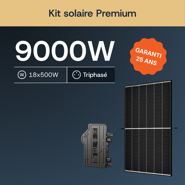 Kit solaire 9 kWc Enphase triphasé