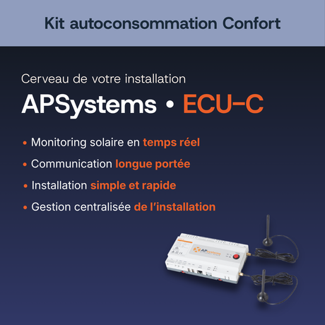 Suivi de consommation APSystems — kit Confort