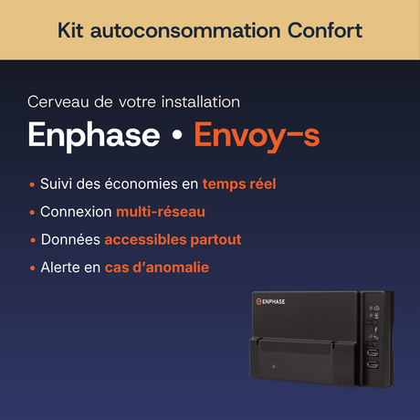 Suivi de consommation Enphase — kit Premium