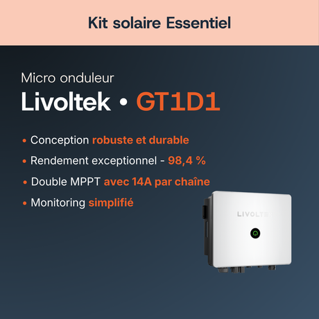 Caractéristiques onduleur Livoltek GT1D1