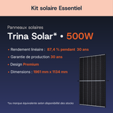 Caractéristiques du panneau solaire Trina Solar 500W