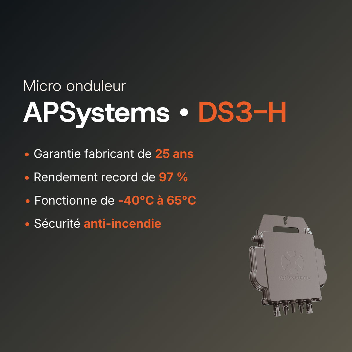 Micro-onduleur APSystems DS3-H